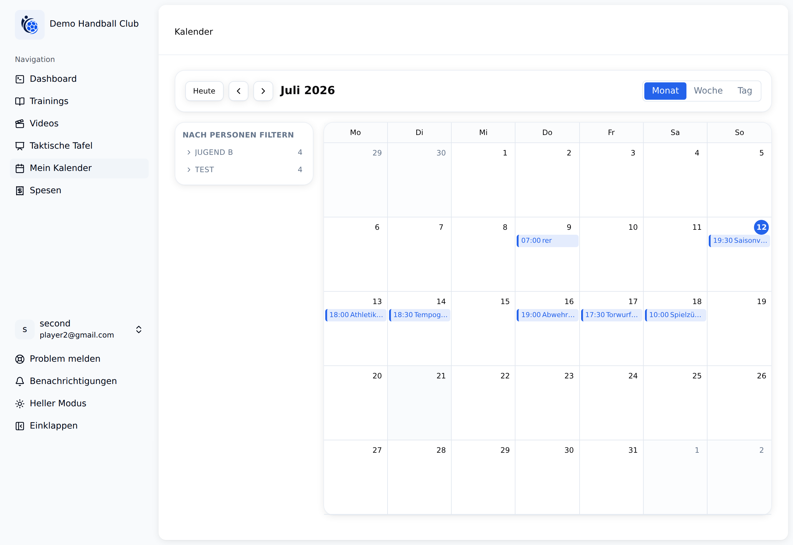 Kalender & Termine