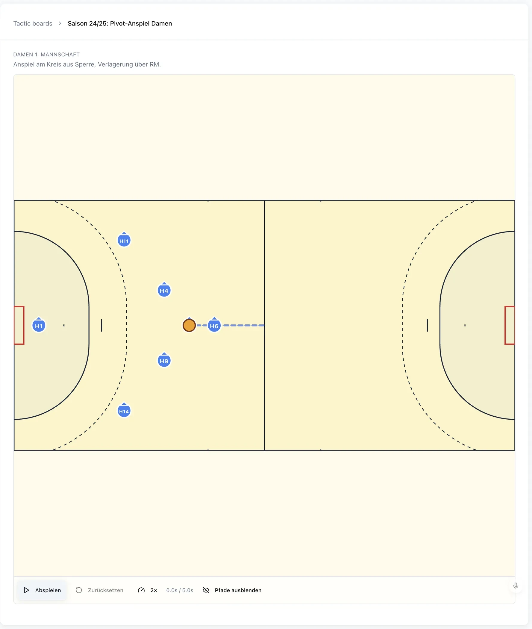 Geteilter Spielzug im Browser, aus der deutschen Demo